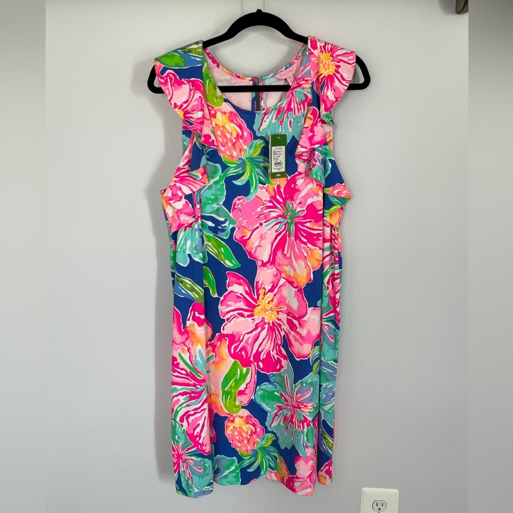 Lilly Pulitzer NWT XL Esmeralda Dress in Jungle Utopia